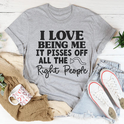 I Love Being Me Tee