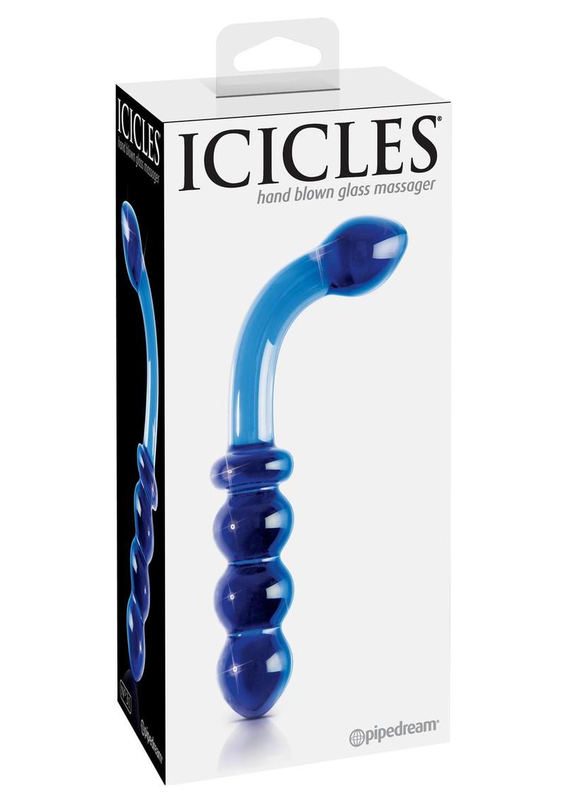 Icicles No. 31 Double-Sided Glass G-Spot Massager and Anal Probe
