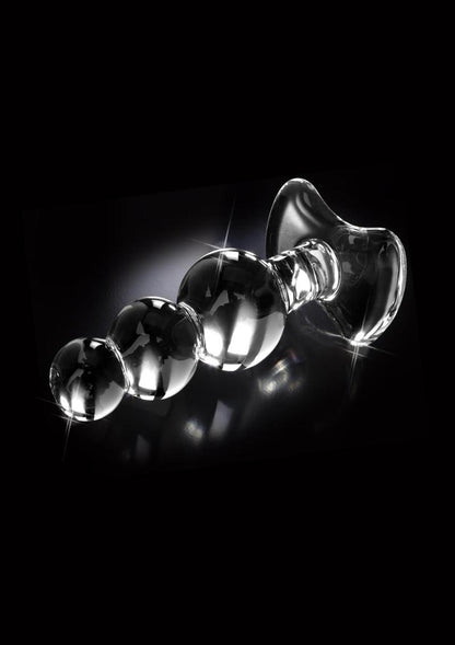 Icicles No. 47 Easy to Clean And Beaded Glass Anal Plug