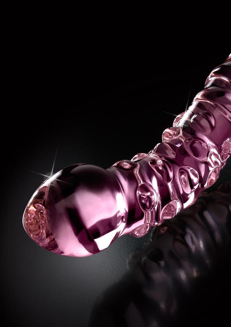 Icicles No. 55 Double-Sided Textured Glass Dildo