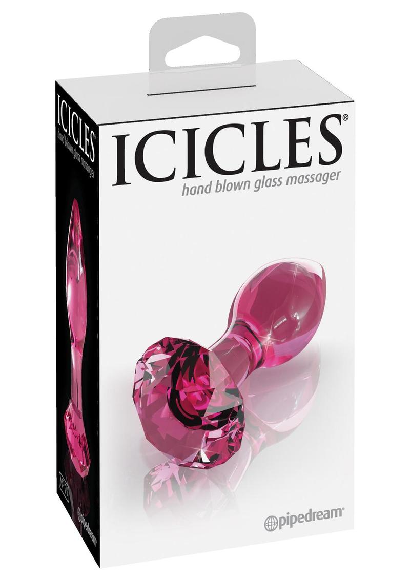 Icicles No. 79 Hand Blown Glass Anal Plug For Experienced Users