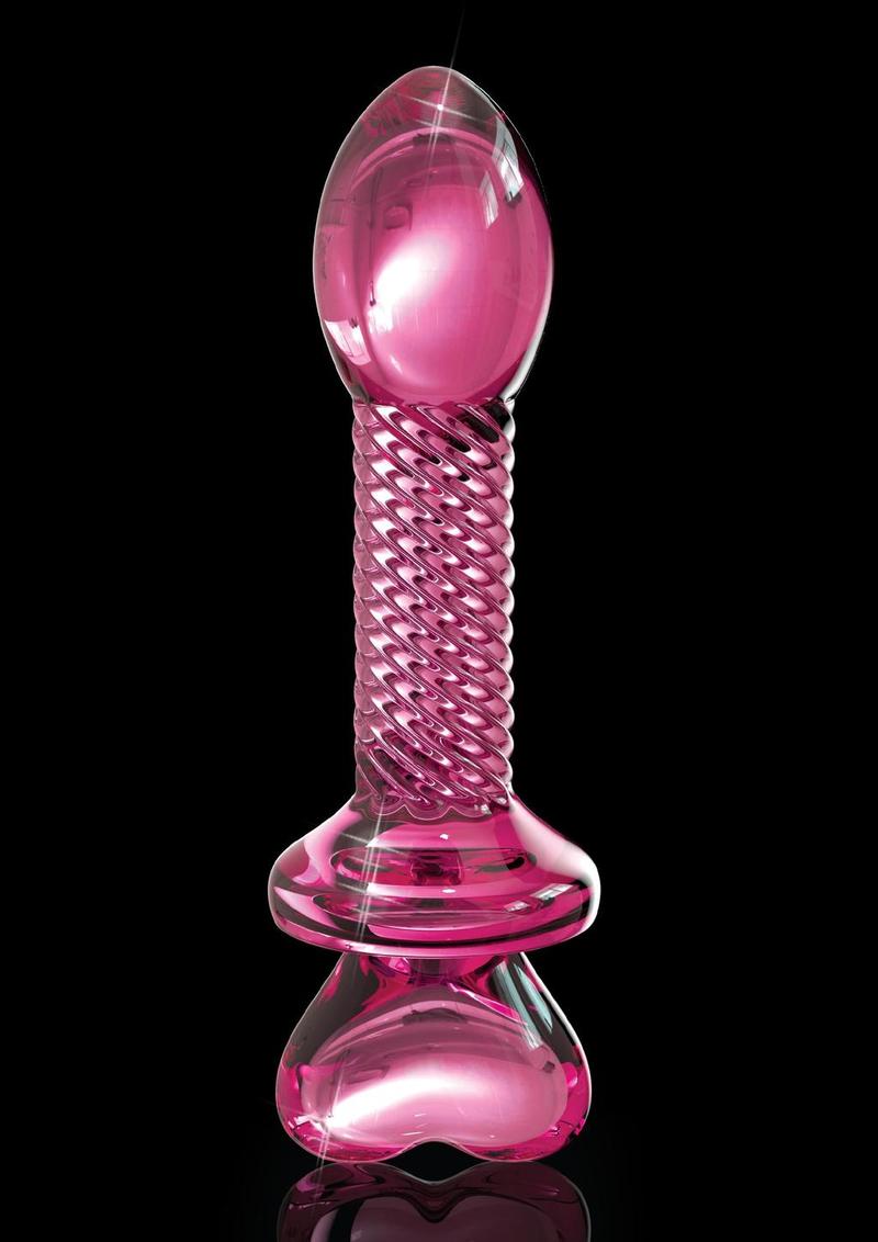 Icicles No. 82 Textured Glass Juicer Anal Probe