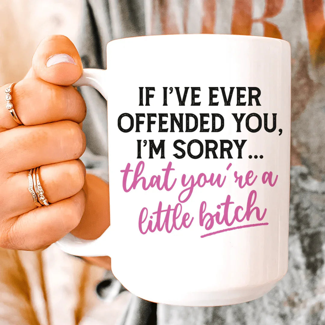 If I Ever Offended You Ceramic Mug 15 oz