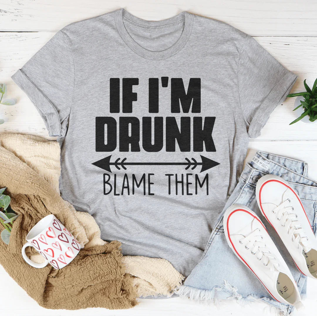 Girls Night Drinking Shirt – "If I&