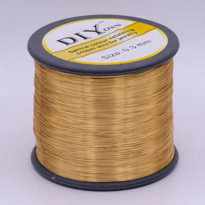 0.3mm, 0.4mm, 0.5mm, 0.6mm, 0.7mm, 0.8mm, 0.9mm, 1mm Minimalist Pliable Jewelry Making Wire by Meter