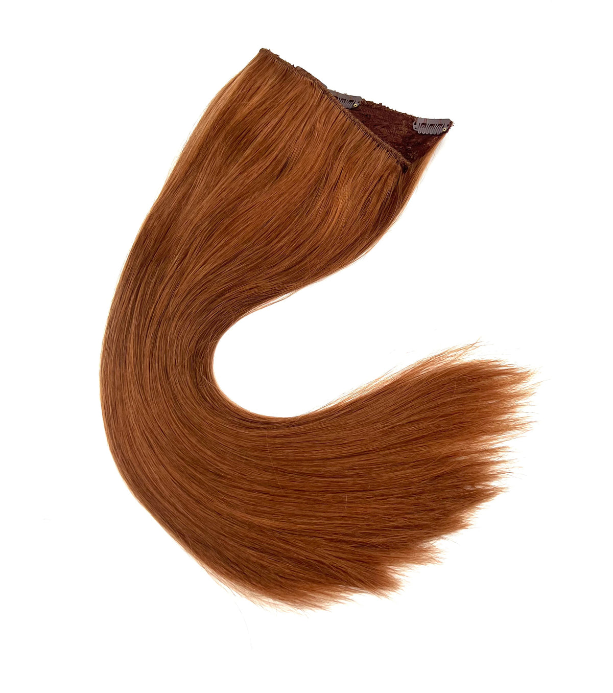VIP BandX Halo System – 100% Human Hair Extensions, Silky Straight 18" with Clip