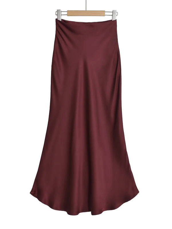 High waist maxi skirt