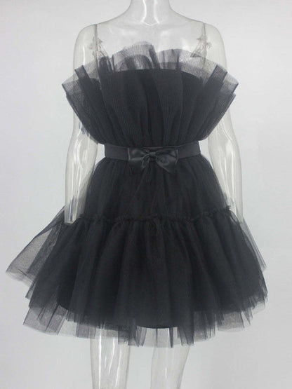 Tulle Bow Tulle Dress