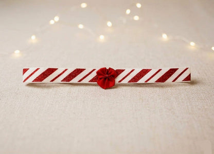 Candy Cane Glitter Christmas Lingerie Leg Garter