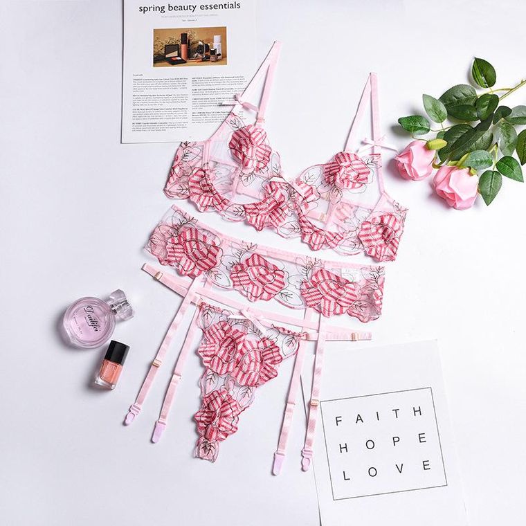 “Pink Kitty” Lingerie Set