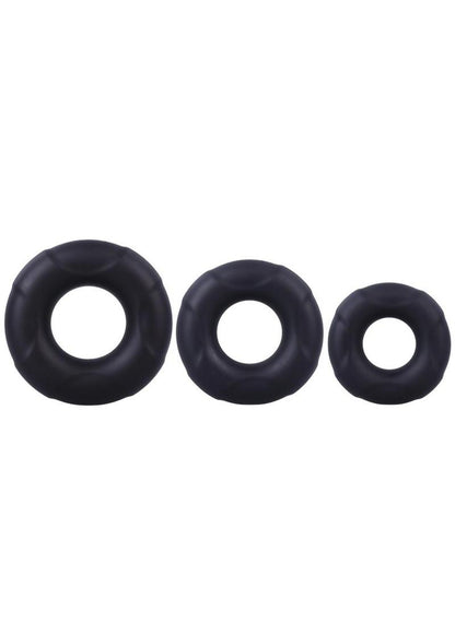Doc Johnson C Ring Set In A Bag 3 Sizes Silicone Ring