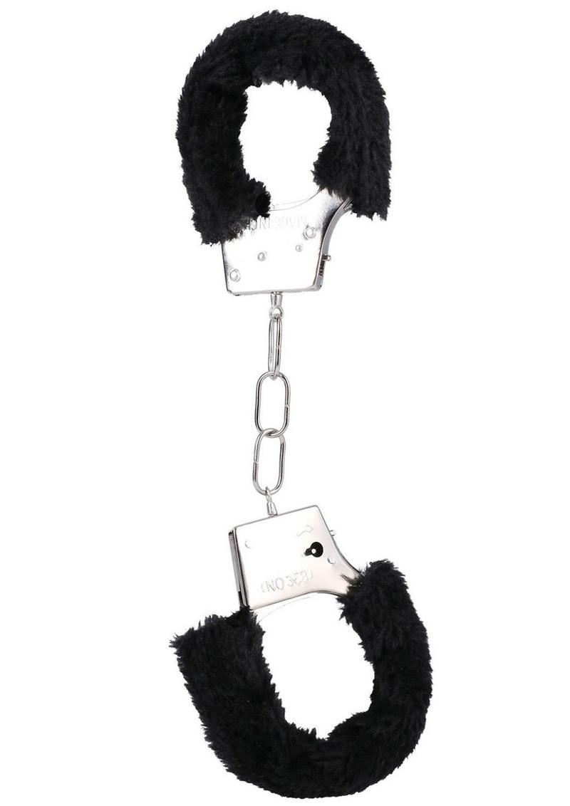 Doc Johnson Furry Handcuffs in a Bag