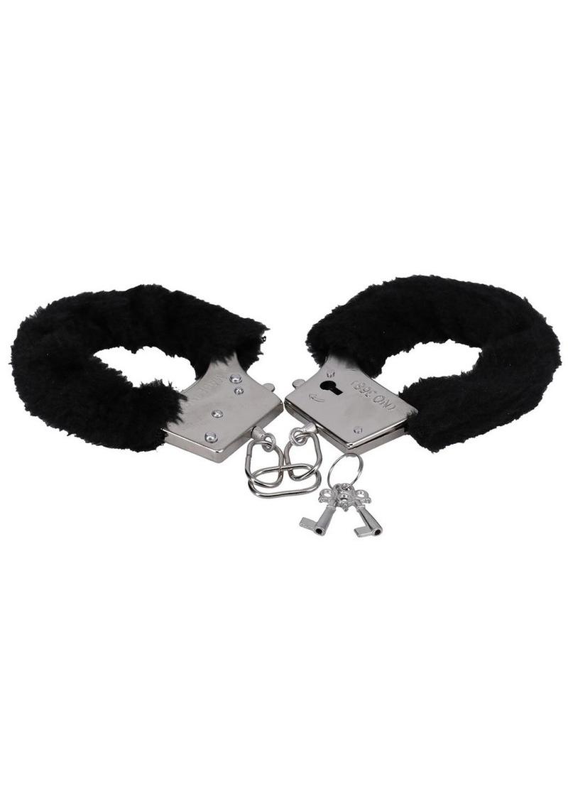 Doc Johnson Furry Handcuffs in a Bag