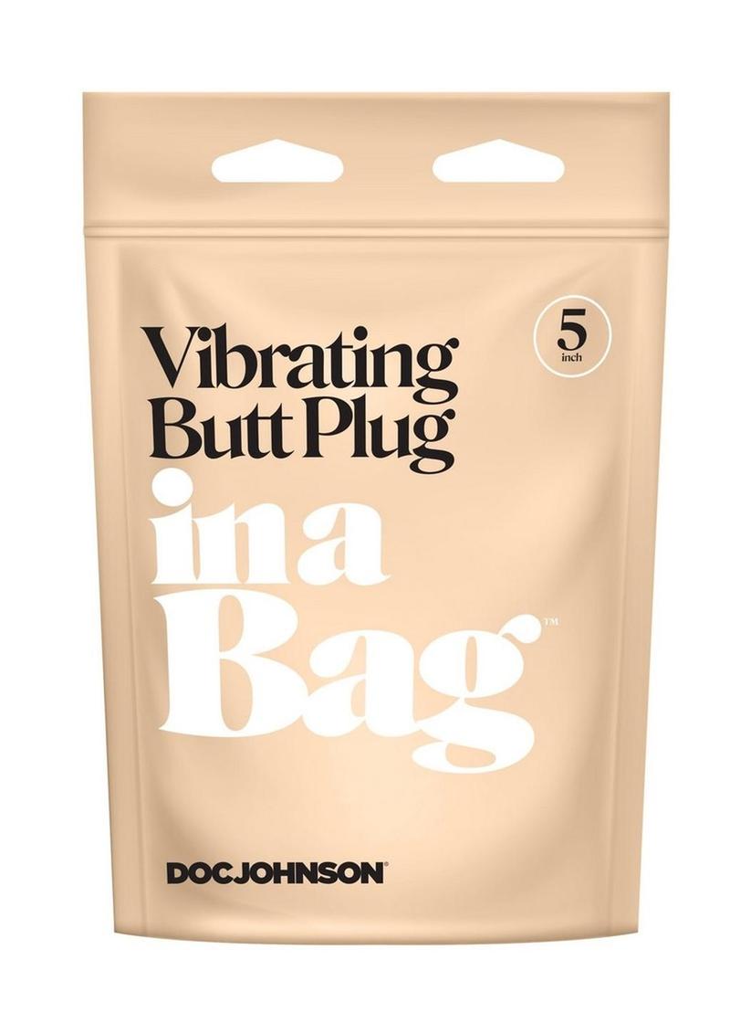 Doc Johnson In a Bag Vibrating Silicone Butt Plug
