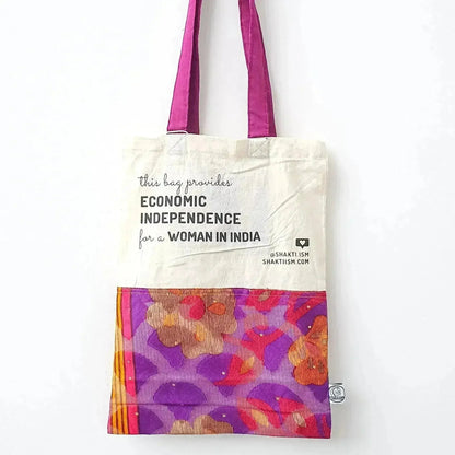 The Independence sari tote