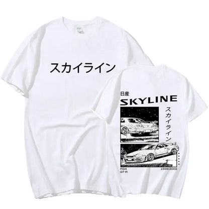 Vintage Initial D Tee – Retro Racing Car Enthusiast Shirt