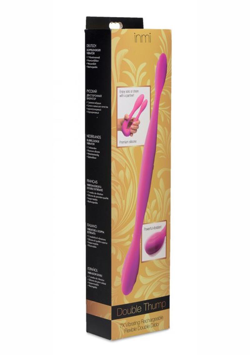 Inmi Double Thump 7X Vibrating Rechargeable Dual Dildo