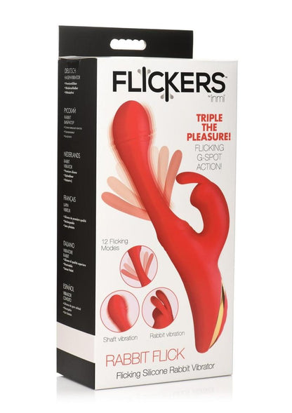 Inmi Rabbit Flick Silicone Vibrator Flicking G-Spot And Shaft Vibrator