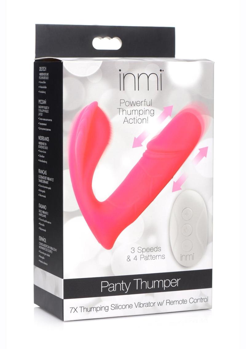 Inmi Shegasm Panty Thumper Rechargeable Silicone with Remote Control Vibrators