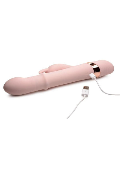 inmi 10X Bunny Slide Sliding Ring Silicone Rabbit Vibrator