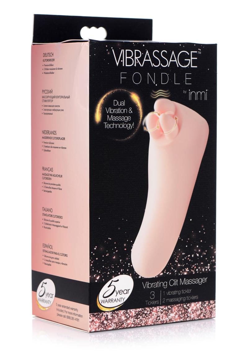 Inmi Vibrassage Fondle Dual Vibration and Vibrating Clit Massager