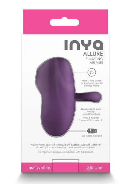 Inya Allure Pulsating Air Vibe Silicone Clitoral Stimulator