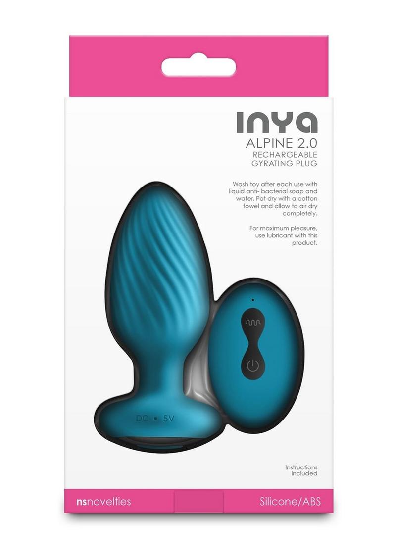 Inya Alpine Rechargeable Anal Plug With Remote Control