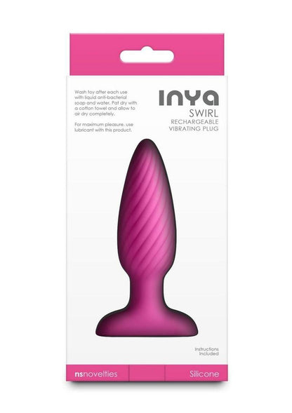 Inya Swirl Rechargeable Vibrating Anal Plug
