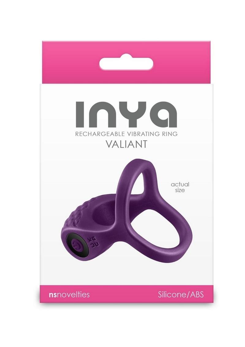 Inya Valiant Rechargeable Silicone Comfortable Vibrating Ring