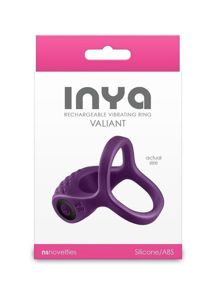 Inya Valiant Rechargeable Silicone Comfortable Vibrating Ring