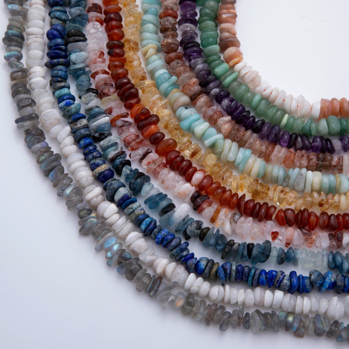 Irregular Natural Gemstone Chip Beads Strand – Mixed Semi-Precious Stone Beads for Jewelry Making | WA-2075