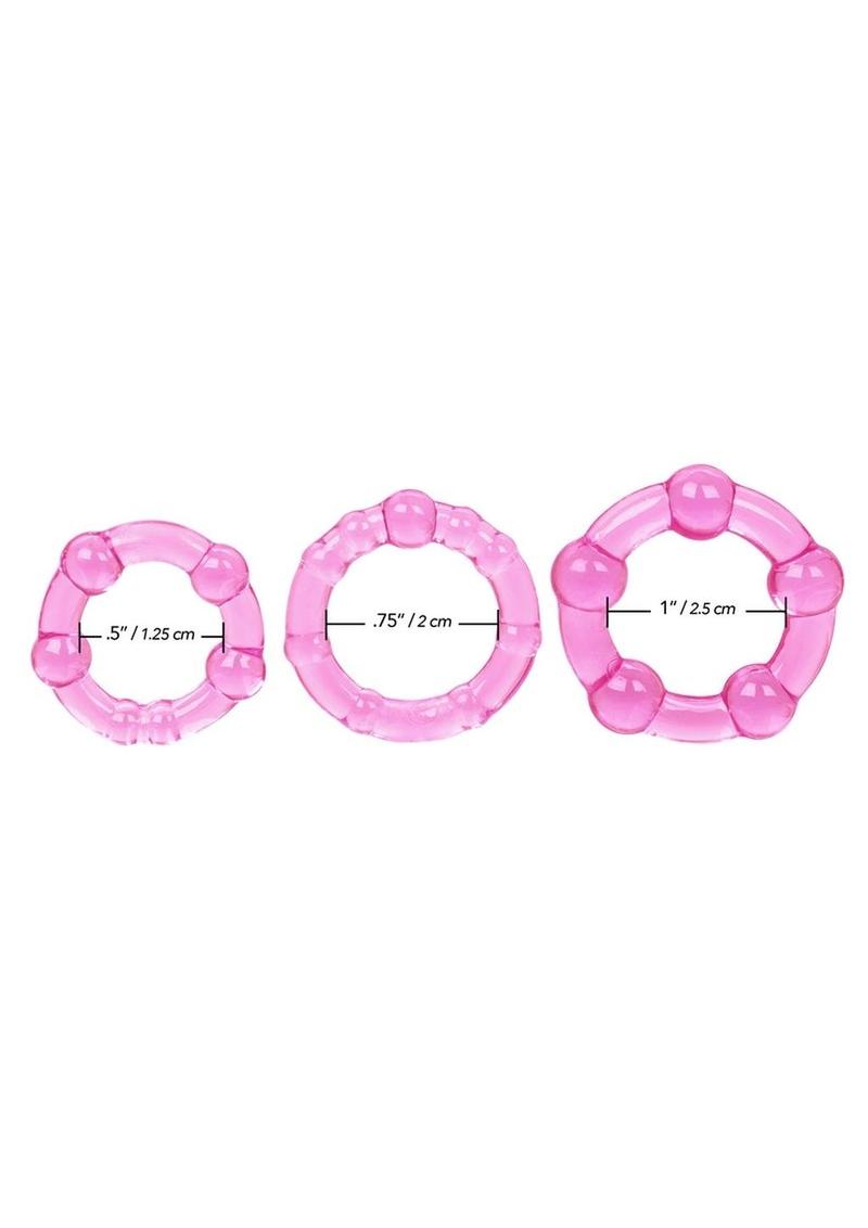 CalExotics Island Rings 3 Piece Set
