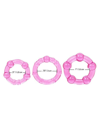 CalExotics Island Rings 3 Piece Set
