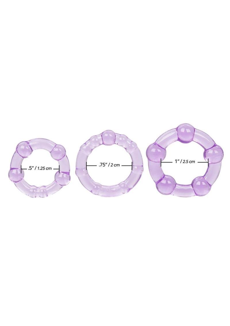 CalExotics Island Rings 3 Piece Set