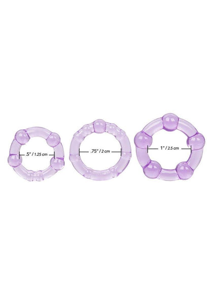 CalExotics Island Rings 3 Piece Set