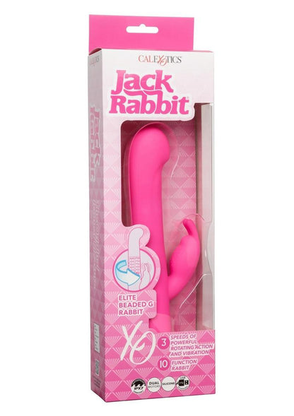 Jack Rabbit Elite Beaded G Rabbit Silicone Rechargeable Vibrator