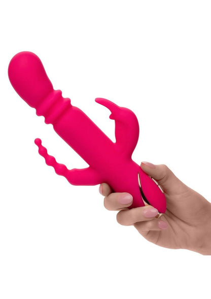 Jack Rabbit Signature Heated Silicone Triple Fantasy