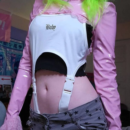 "Baby" Cut Out Bodysuit