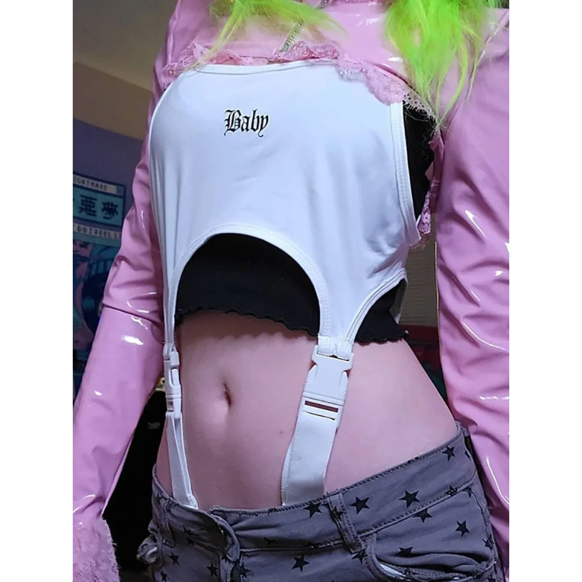 "Baby" Cut Out Bodysuit