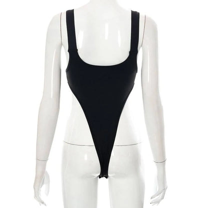 "Baby" Cut Out Bodysuit