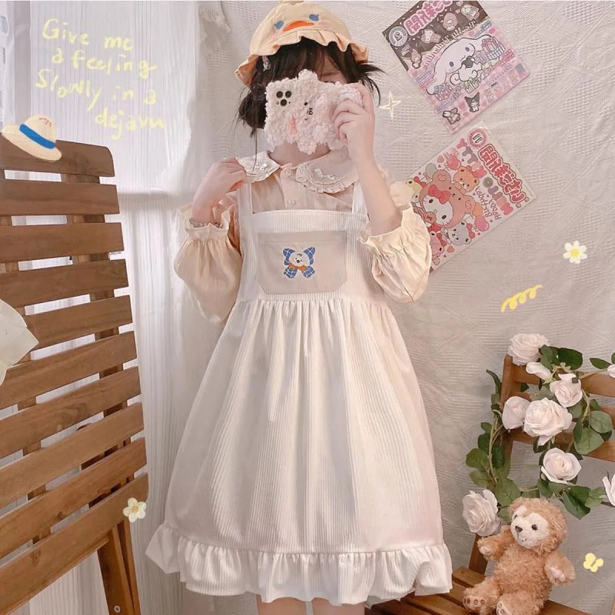 Lolita Dress With Puppy Bowknot