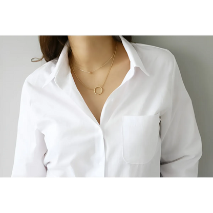 White Summer Blouse