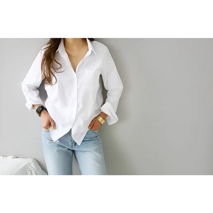 White Summer Blouse