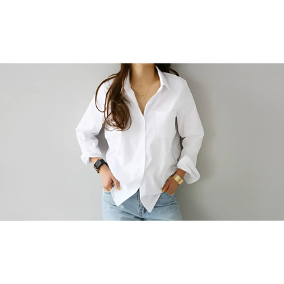 White Summer Blouse