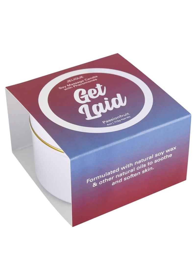 Jelique Get Laid Soy Massage Candle with Pheromones