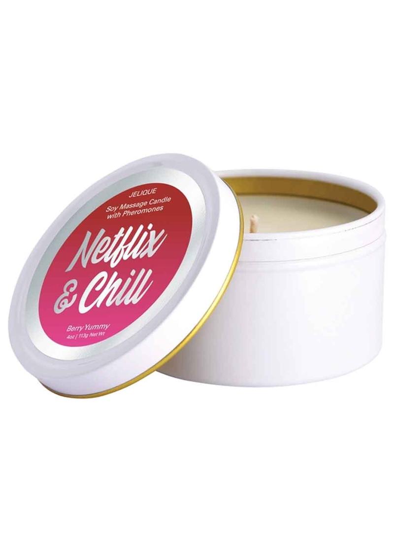 Netflix And Chill Pheromones Soy Massage Candle