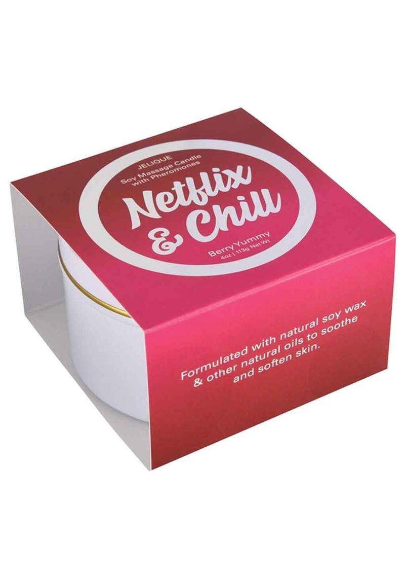 Netflix And Chill Pheromones Soy Massage Candle