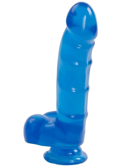 Jelly Jewels Cock and Balls Realistic Dildo by Doc Johnson