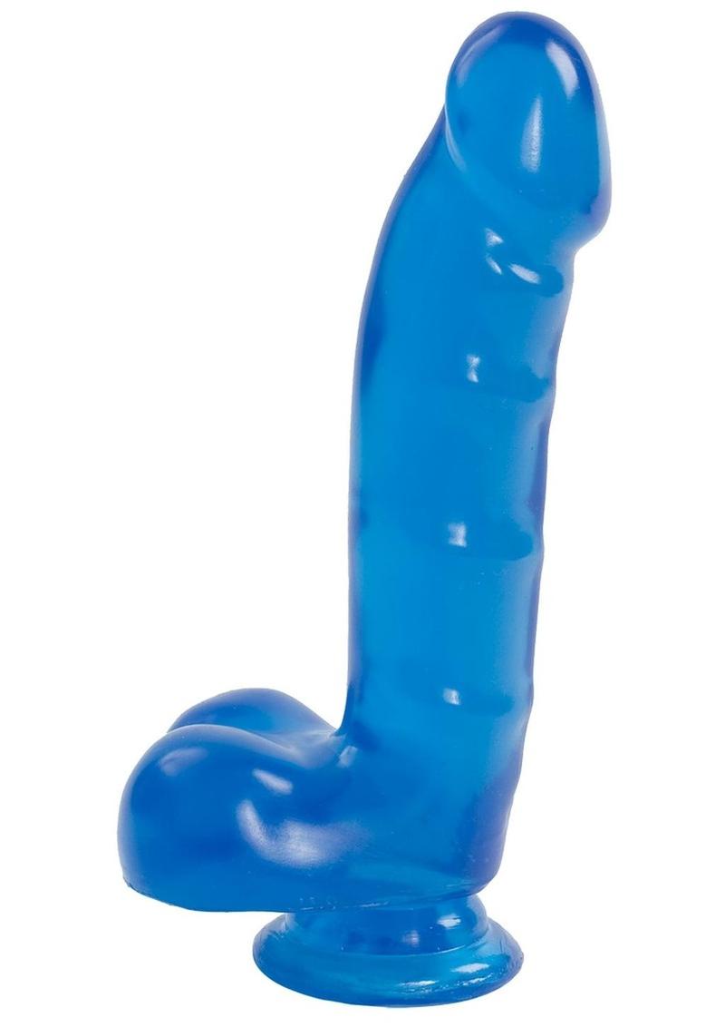 Jelly Jewels Cock and Balls Realistic Dildo by Doc Johnson