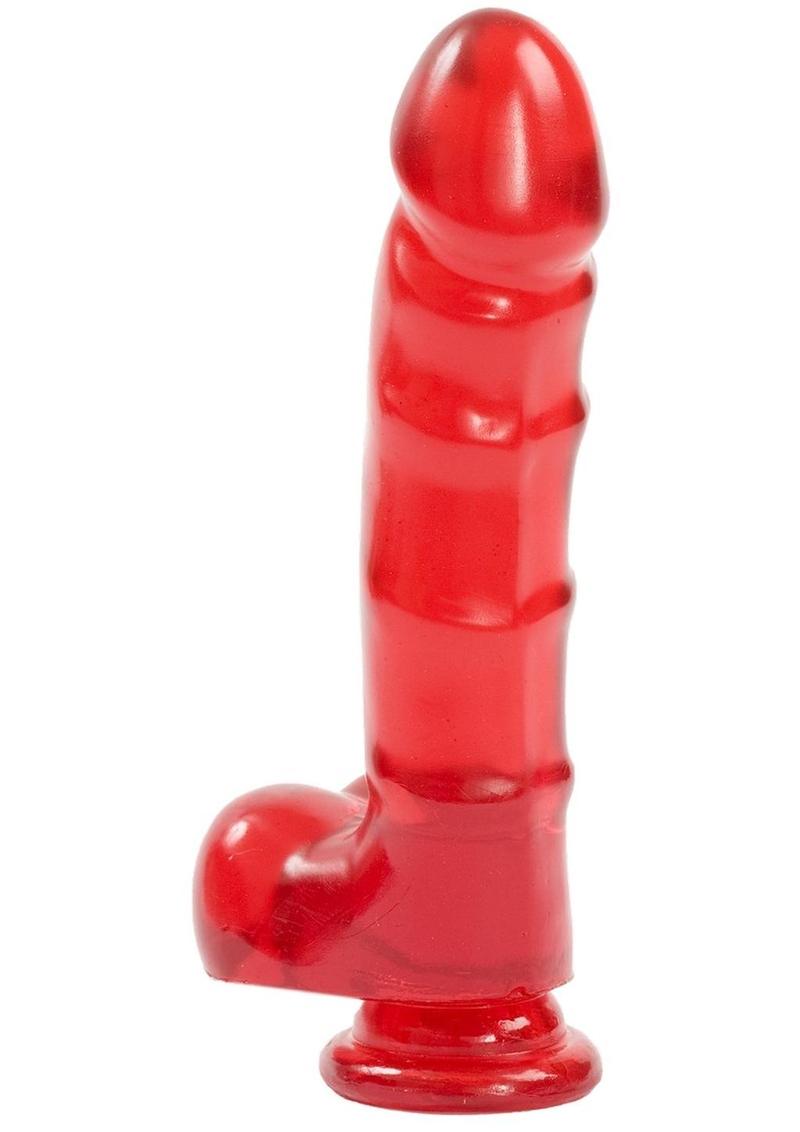 Jelly Jewels Cock and Balls Realistic Dildo by Doc Johnson